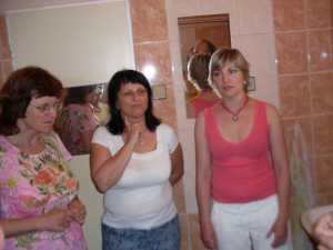 Zpívání v koupelně, kde to krásně znělo